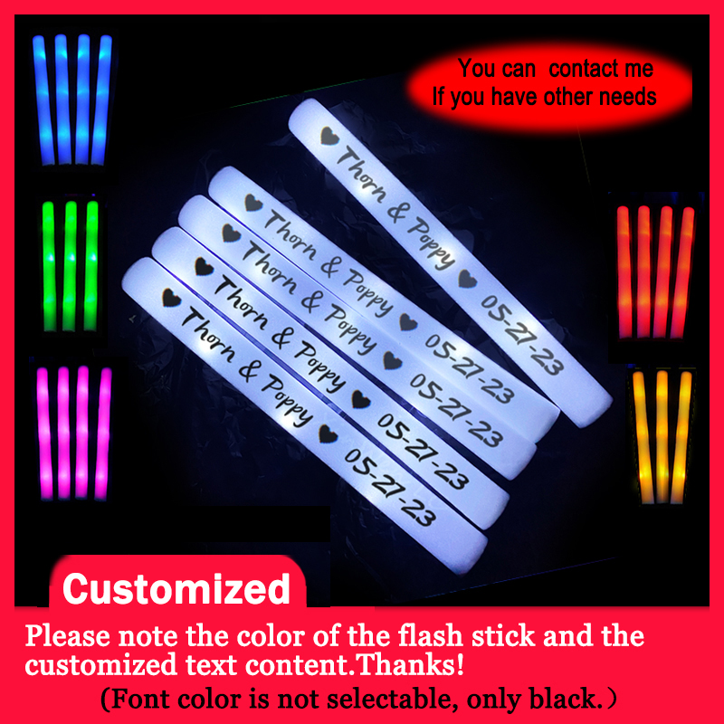 Wedding Supply In Bulk - 20/30/40/60/80/100/120 Adet RGB LED Işıklı Köpük