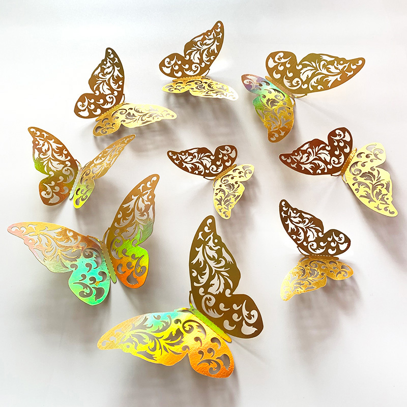 Wedding Package Gold - 12 adet altın 3D içi boş
