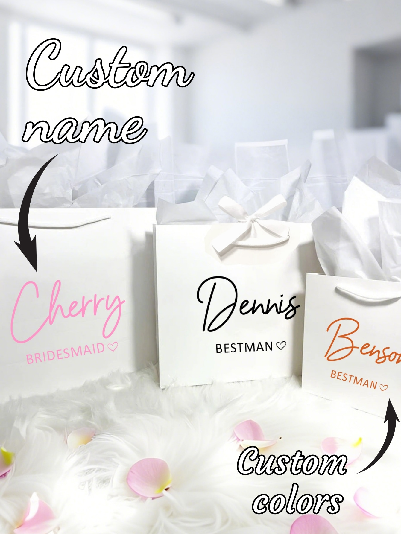 Wedding Packaging - 1 adet Özel Düğün Nedime Sağdıç
