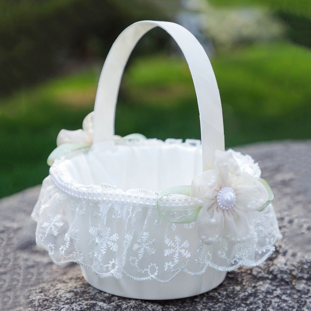 Tatlı Dantel Düğün Çiçek Sepet - Wedding Hampers incelemesi ve fiyatı