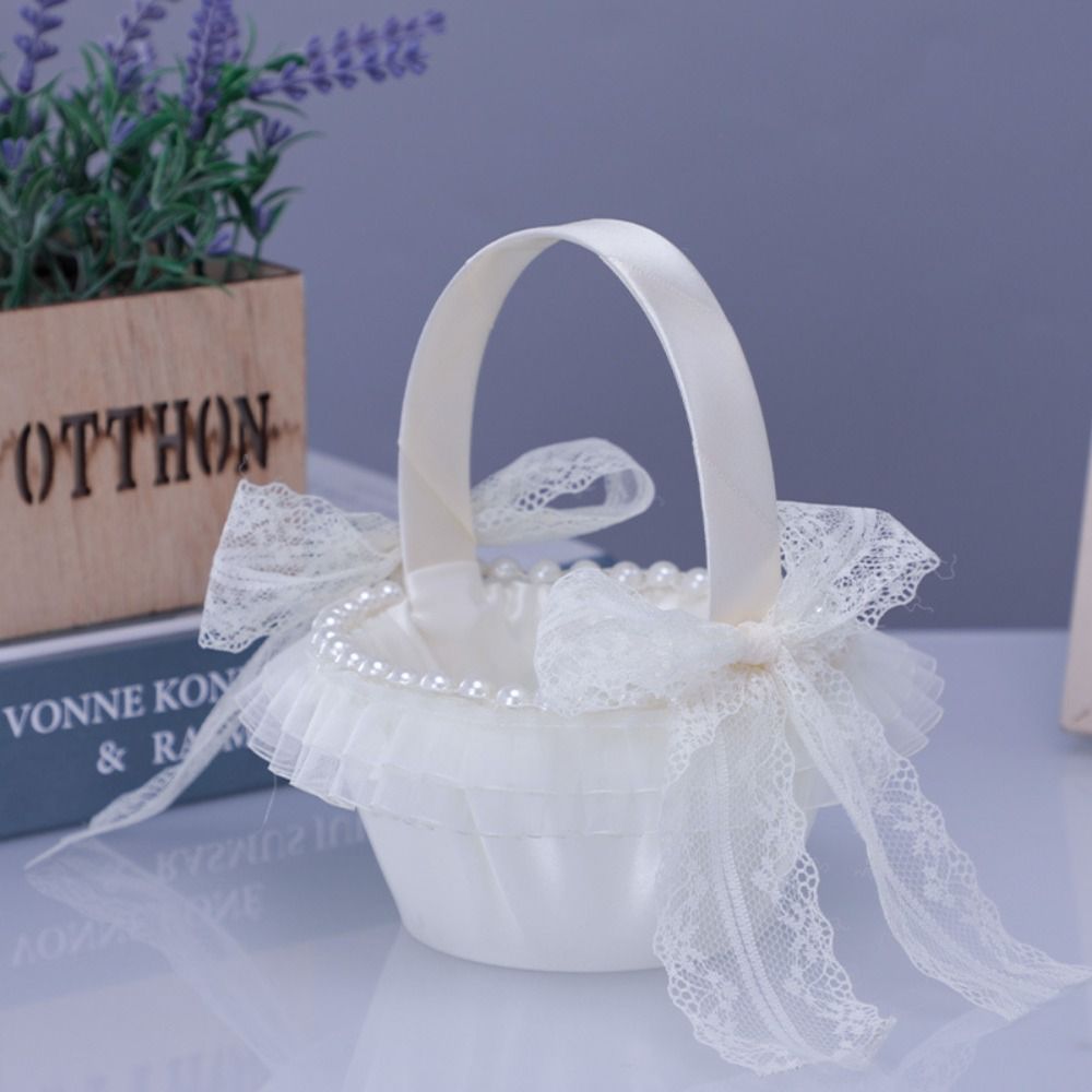 Tatlı Dantel Düğün Çiçek Sepet - Wedding Hampers incelemesi ve fiyatı