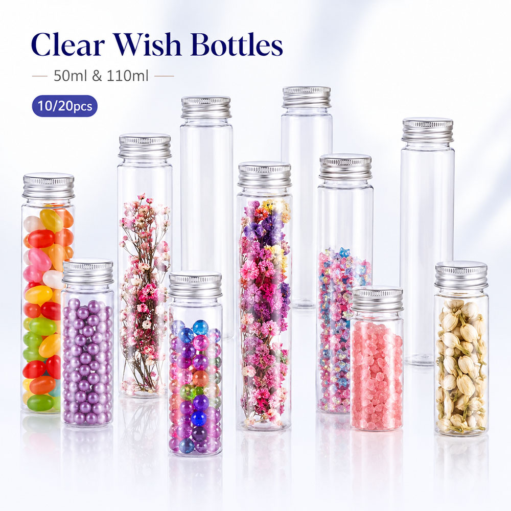 20 adet 50ml/100ml şeffaf düz  - Wedding Decoration Supply incelemesi ve fiyatı
