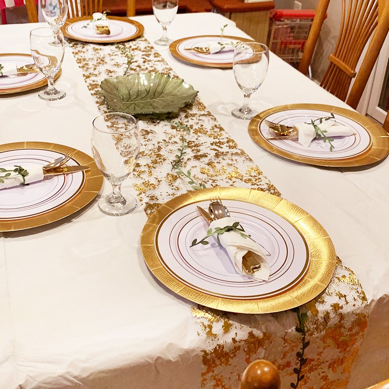273/500cm düğün masa koşucular - Table Runner Sequin incelemesi ve fiyatı