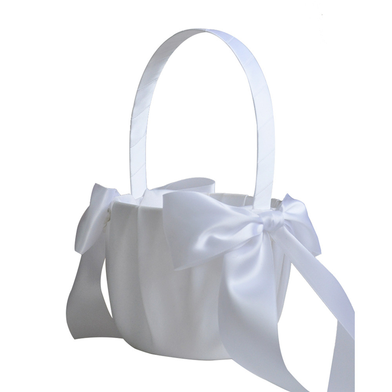 Beyaz Çiçek Kız Sepeti İnci Ba - Wedding Hampers incelemesi ve fiyatı