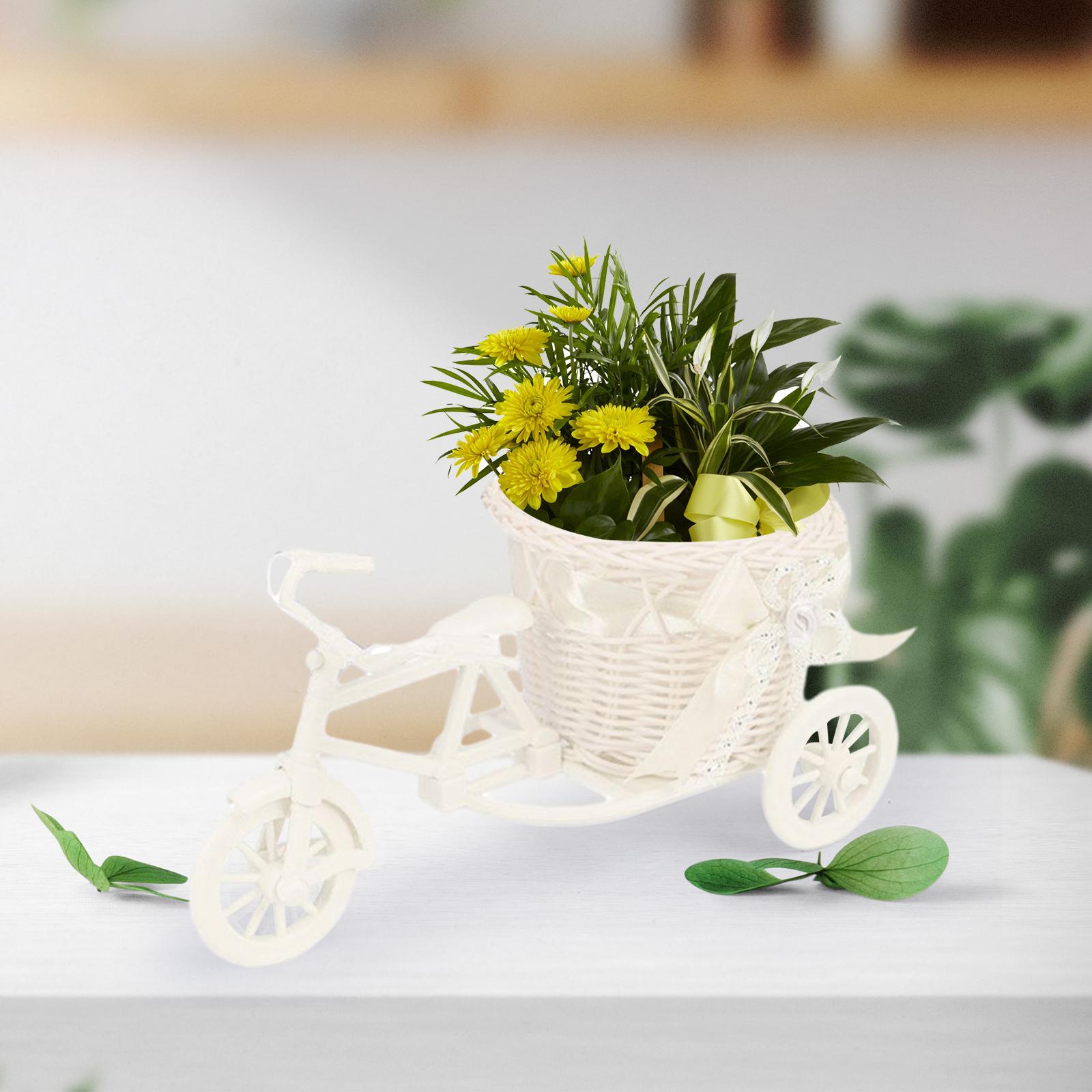 Bisiklet yapay çiçek sepet vaz - Wedding Hampers incelemesi ve fiyatı