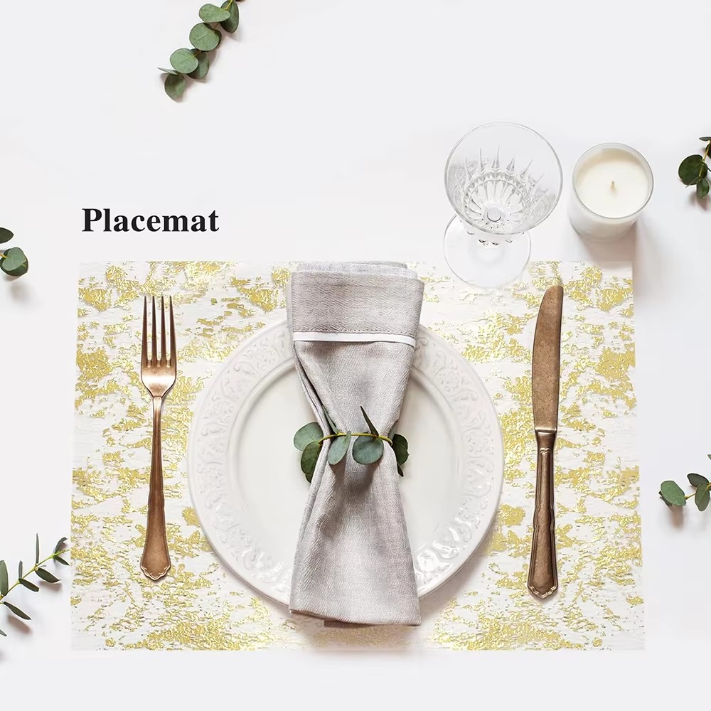 Simli Metalik Altın Masa Örtüs - Table Runner Sequin incelemesi ve fiyatı