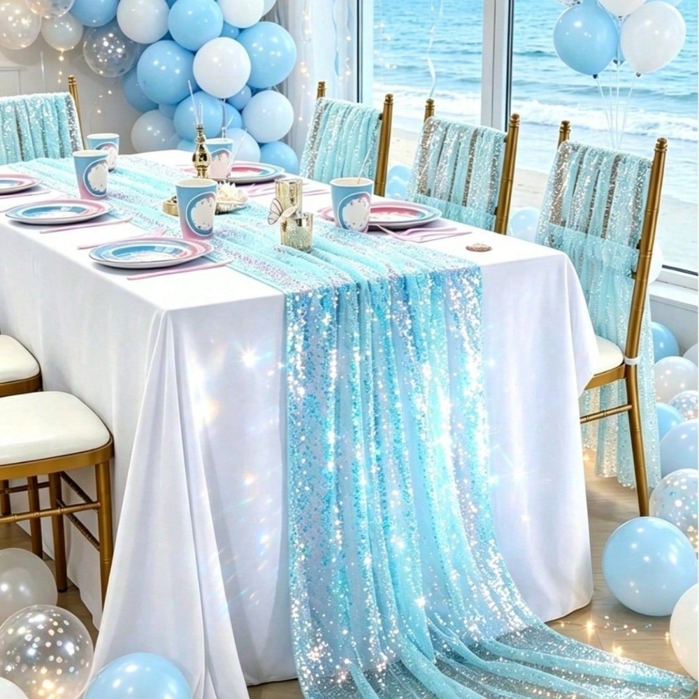 Dekoratif Masa Örtüsü Pul Paye - Table Runner Sequin incelemesi ve fiyatı