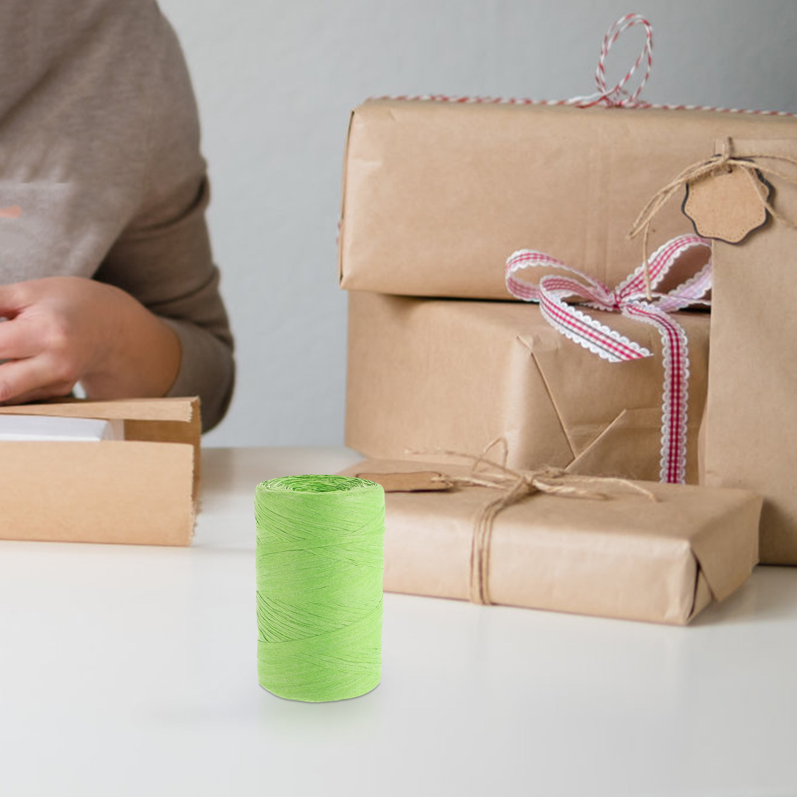 Rafya Kağıdı Renkli Düz İp Pak - Papercraft Supply Ribbon incelemesi ve fiyatı