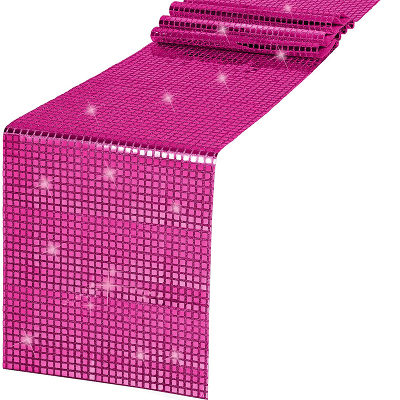 Parlak Ayna Altın/Gümüş Folyo  - Table Runner Sequin incelemesi ve fiyatı