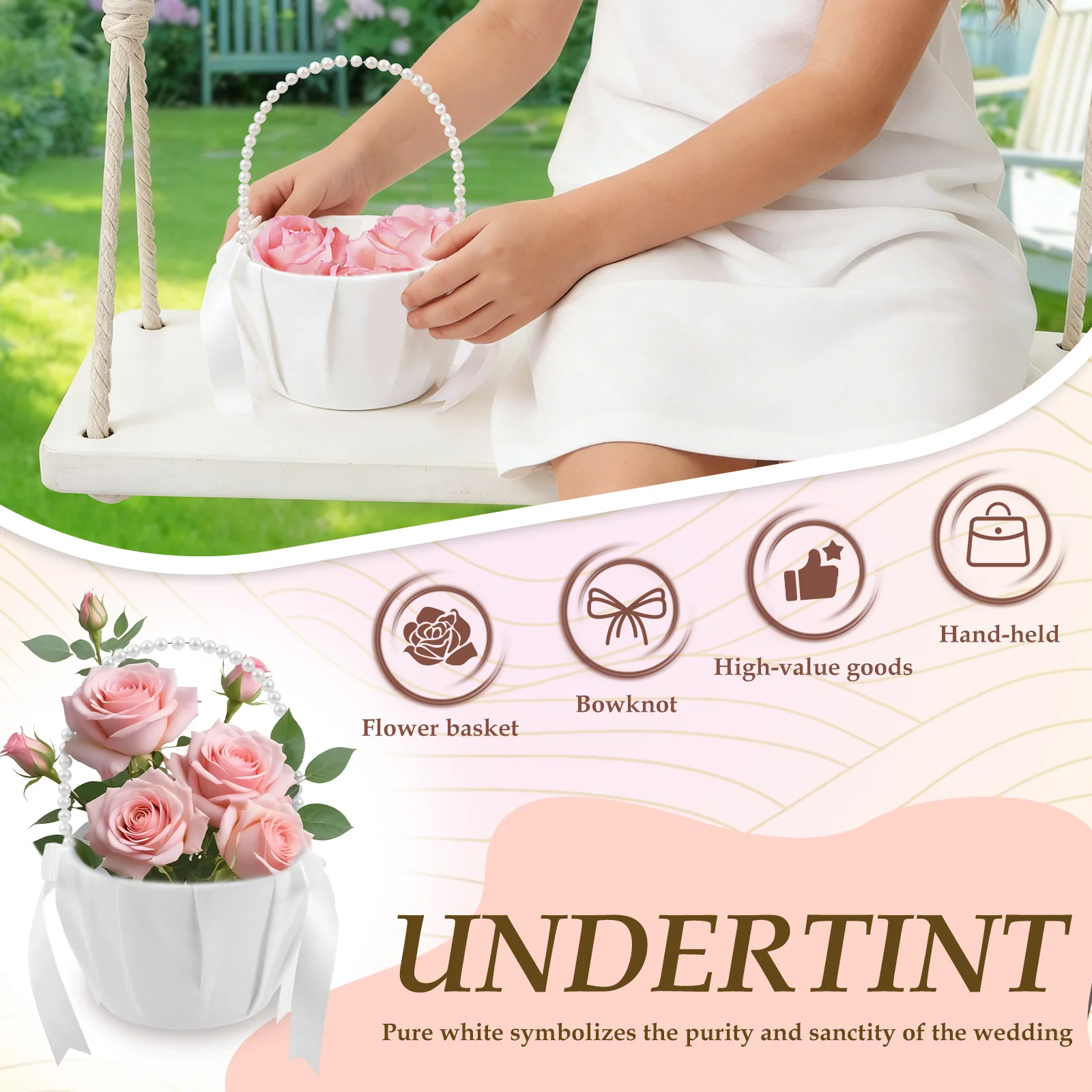 2 adet düğün çiçek kız sepeti  - Wedding Hampers incelemesi ve fiyatı