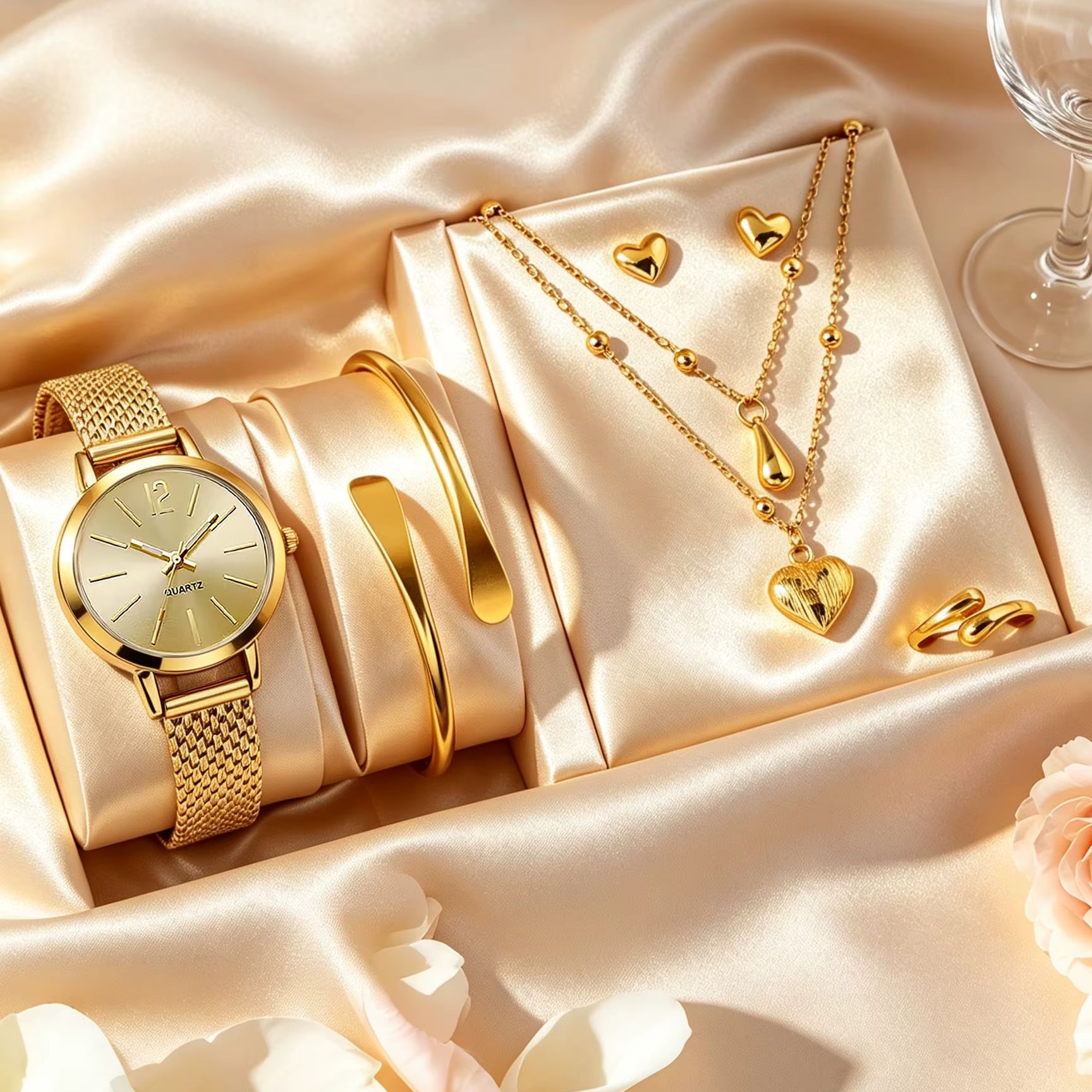 Kadınlar için 6 Parçalık Altın - Wedding Package Gold incelemesi ve fiyatı