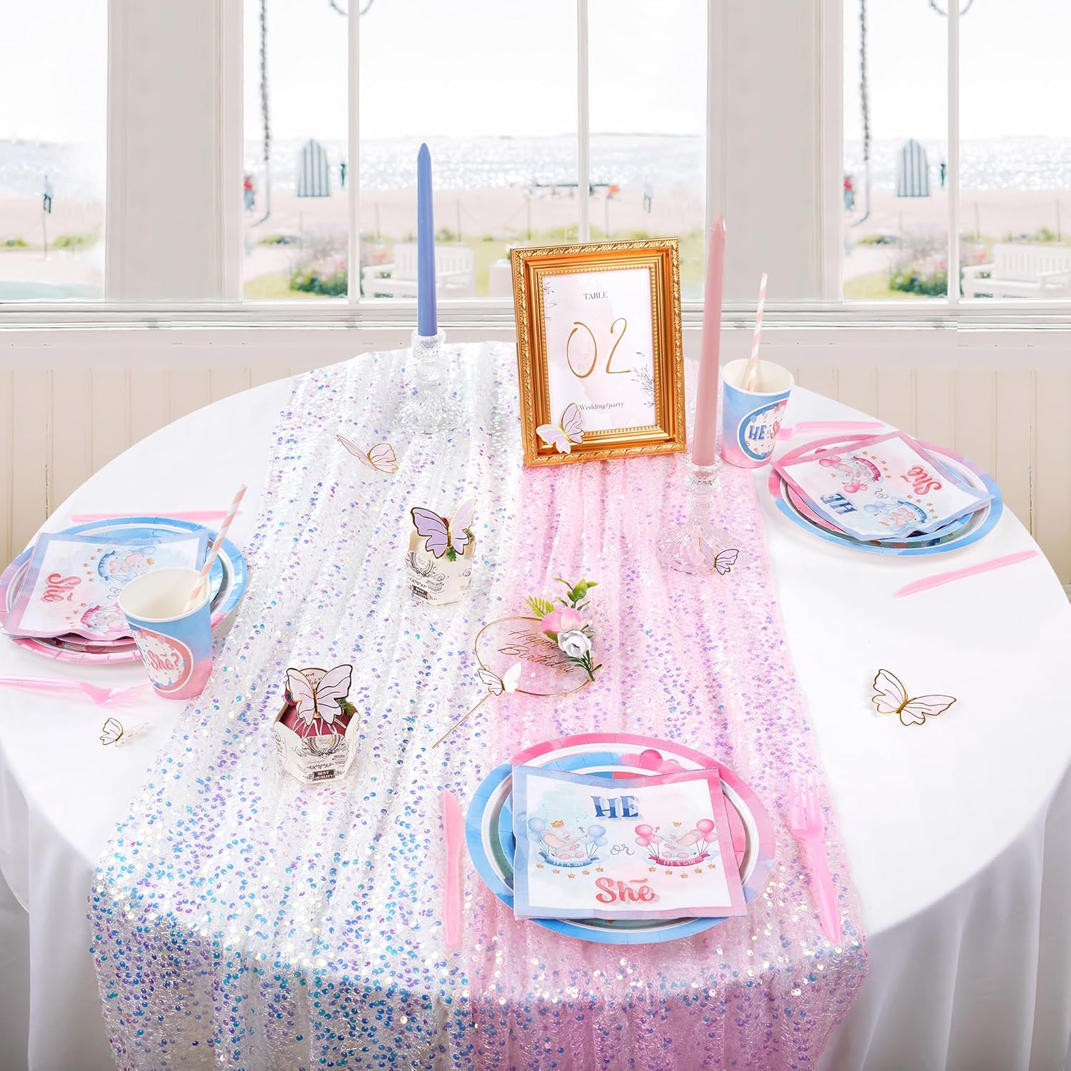 Glitter Yanardöner Payet Masa  - Table Runner Sequin incelemesi ve fiyatı
