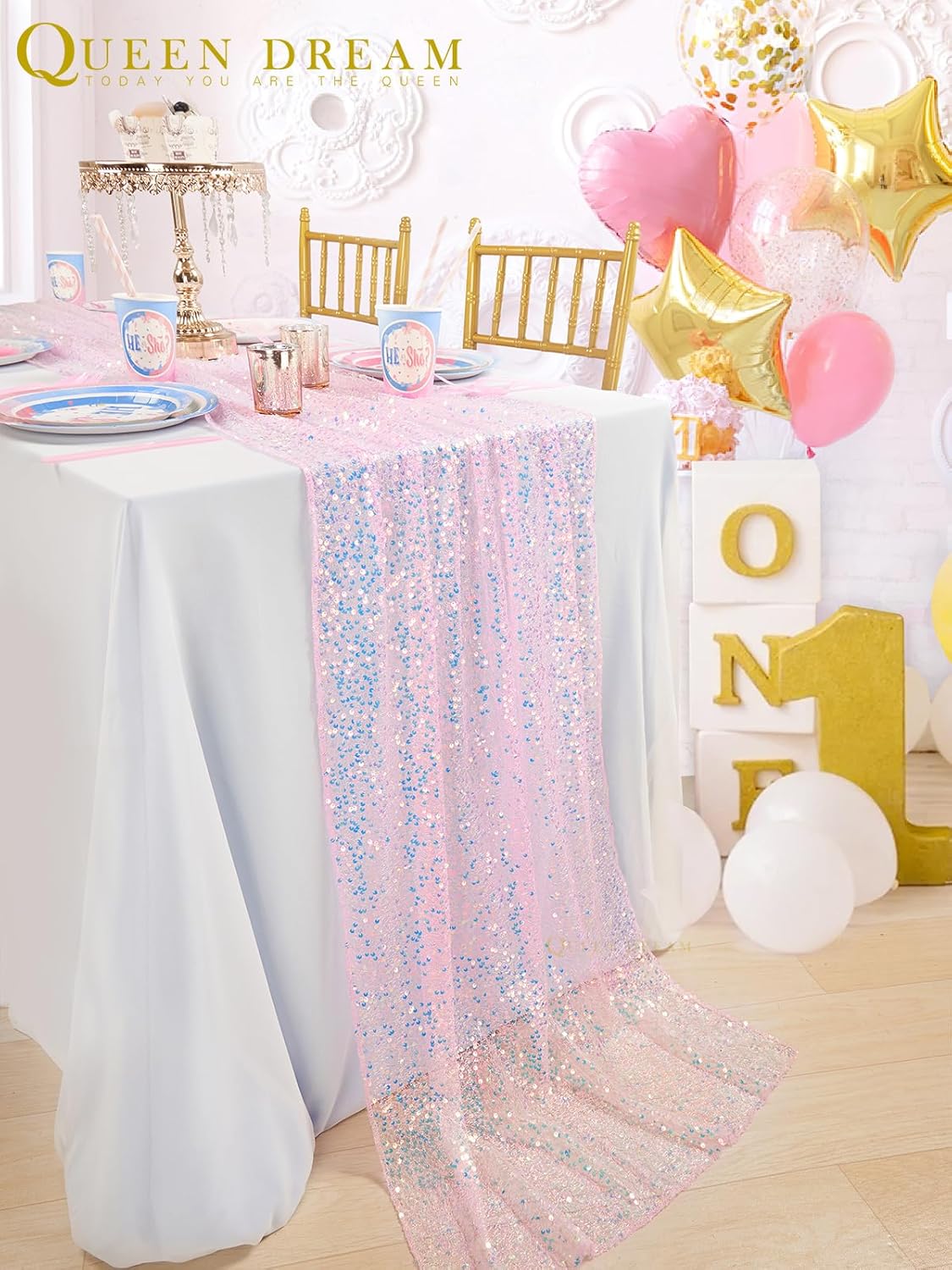 Glitter Yanardöner Payet Masa  - Table Runner Sequin incelemesi ve fiyatı