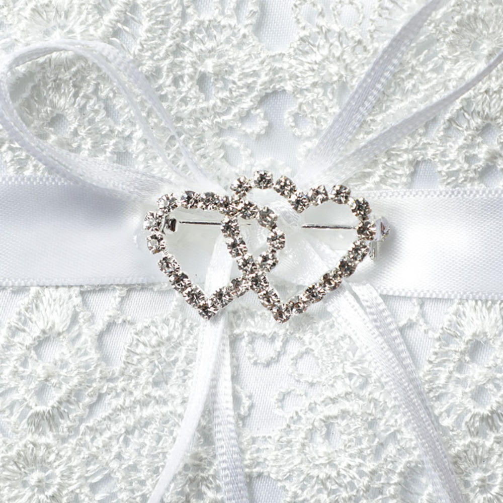 Beyaz Dantel Düğün Yüzük Yastı - Ring Bearer Pillow incelemesi ve fiyatı