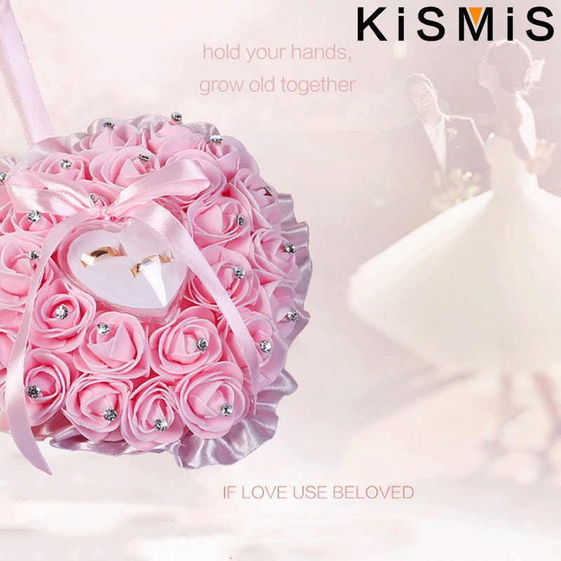 Alyans Yastık Çiftler Gül Yüzü - Ring Bearer Pillow incelemesi ve fiyatı