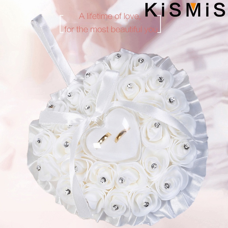 Alyans Yastık Çiftler Gül Yüzü - Ring Bearer Pillow incelemesi ve fiyatı