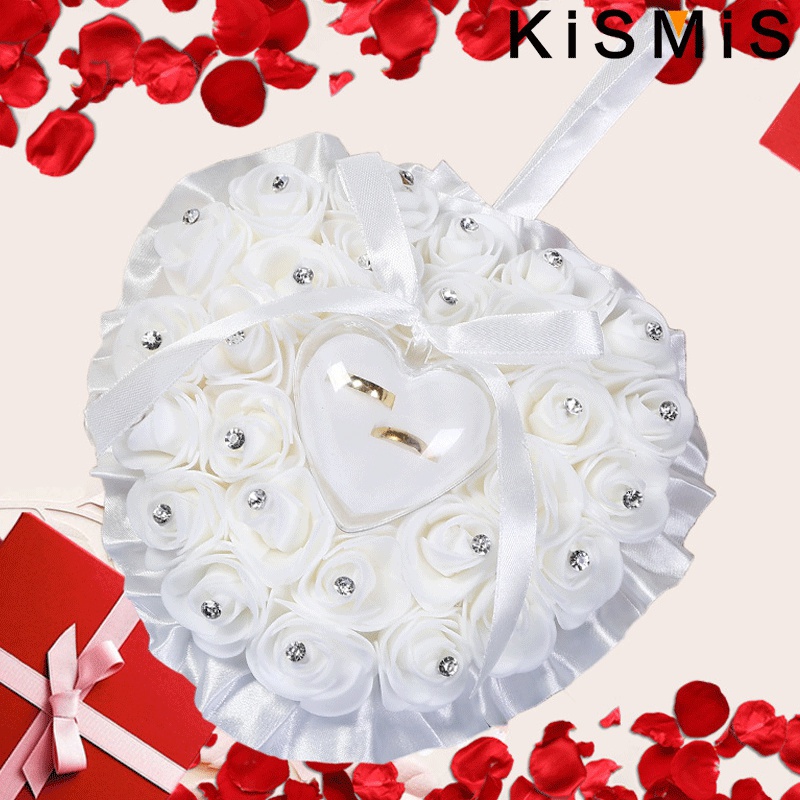 Alyans Yastık Çiftler Gül Yüzü - Ring Bearer Pillow incelemesi ve fiyatı